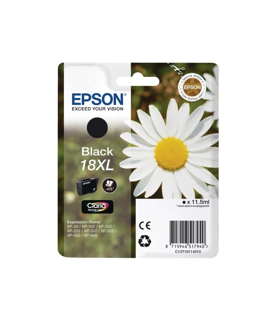 EPSON Cartouche d'encre 18XL noir