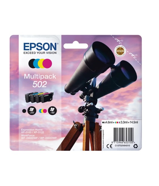 EPSON Multipack Encre 502 CMYBK