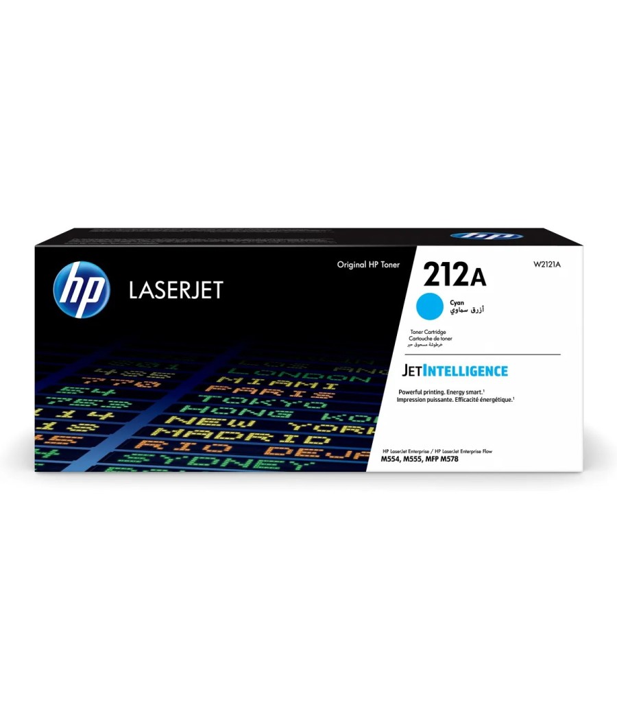 HP Cartouche toner 212A cyan